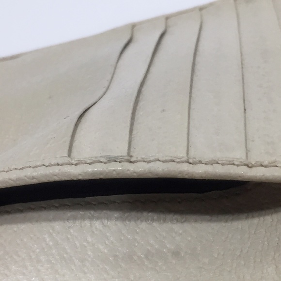 Gucci Eclipse brown monogram canvas off white leather compact wallet - Picture 11 of 12